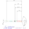 VHM-HPC fúró Weldon DIN 6535 HB 5,3 mm