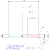 VHM-HPC fúró Weldon DIN 6535 HB 7,6 mm