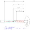 VHM-HPC fúró Weldon DIN 6535 HB 8,5 mm