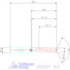 VHM-HPC fúró Weldon DIN 6535 HB 8,6 mm