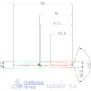 VHM-HPC fúró Weldon DIN 6535 HB 9,6 mm