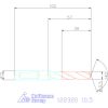 Holex VHM nagy teljesítményű fúró Whistle-Notch DIN 6535 HE 10,5 mm