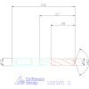 VHM nagy teljesítményű fúró Whistle-Notch DIN 6535 HE 11 mm