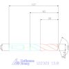 Holex VHM nagy teljesítményű fúró Whistle-Notch DIN 6535 HE 13,8 mm