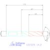 Holex VHM nagy teljesítményű fúró Whistle-Notch DIN 6535 HE 14,2 mm