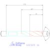 VHM nagy teljesítményű fúró Whistle-Notch DIN 6535 HE 16 mm