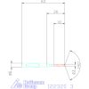 Holex VHM nagy teljesítményű fúró Whistle-Notch DIN 6535 HE 3 mm