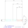 Holex VHM nagy teljesítményű fúró Whistle-Notch DIN 6535 HE 6,1 mm