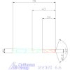 Holex VHM nagy teljesítményű fúró Whistle-Notch DIN 6535 HE 6,6 mm
