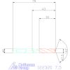 Holex VHM nagy teljesítményű fúró Whistle-Notch DIN 6535 HE 7,5 mm