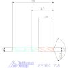 Holex VHM nagy teljesítményű fúró Whistle-Notch DIN 6535 HE 7,8 mm