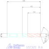 Holex VHM nagy teljesítményű fúró Whistle-Notch DIN 6535 HE 8,6 mm