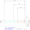 Holex VHM nagy teljesítményű fúró Whistle-Notch DIN 6535 HE 9,7 mm