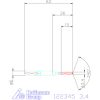 Holex VHM nagy teljesítményű fúró Weldon DIN 6535 HB 3,4 mm
