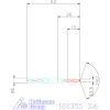 Holex VHM nagy teljesítményű fúró Whistle-Notch DIN 6535 HE 3,6 mm