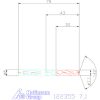 Holex VHM nagy teljesítményű fúró Whistle-Notch DIN 6535 HE 7,1 mm