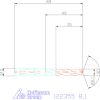 Holex VHM nagy teljesítményű fúró Whistle-Notch DIN 6535 HE 8,1 mm