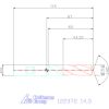 Garant Garant Diabolo VHM-HPC fúró, Weldon DIN 6535 HB 14,5 mm