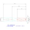 Garant VHM-HPC fúró Weldon DIN 6535 HB 18,5 mm