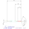 Garant VHM-HPC fúró Weldon DIN 6535 HB 3,2 mm