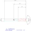 Holex Holex Pro INOX VHM nagy teljesítményű fúró hengeres szárral DIN 6535 HA 12 mm