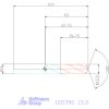 Holex Holex Pro INOX VHM nagy teljesítményű fúró hengeres szárral DIN 6535 HA 13,5 mm