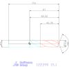 Holex Holex Pro INOX VHM nagy teljesítményű fúró hengeres szárral DIN 6535 HA 15,1 mm