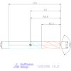 Holex Holex Pro INOX VHM nagy teljesítményű fúró hengeres szárral DIN 6535 HA 15,2 mm