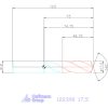 Holex Holex Pro INOX VHM nagy teljesítményű fúró hengeres szárral DIN 6535 HA 17,5 mm