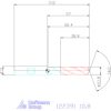Holex Holex Pro INOX VHM nagy teljesítményű fúró hengeres szárral DIN 6535 HB 10,8 mm