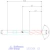 Holex Holex Pro INOX VHM nagy teljesítményű fúró hengeres szárral DIN 6535 HB 12 mm