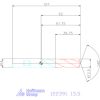Holex Holex Pro INOX VHM nagy teljesítményű fúró hengeres szárral DIN 6535 HB 13,5 mm