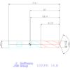 Holex Holex Pro INOX VHM nagy teljesítményű fúró hengeres szárral DIN 6535 HB 14,8 mm
