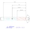 Holex Holex Pro INOX VHM nagy teljesítményű fúró hengeres szárral DIN 6535 HB 16,5 mm