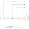 Holex Holex Pro INOX VHM nagy teljesítményű fúró hengeres szárral DIN 6535 HB 16 mm
