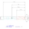 Holex Holex Pro INOX VHM nagy teljesítményű fúró hengeres szárral DIN 6535 HB 17 mm