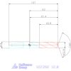 Holex Holex Pro INOX VHM nagy teljesítményű fúró hengeres szárral DIN 6535 HE 12,8 mm