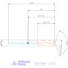 Holex Holex Pro INOX VHM nagy teljesítményű fúró hengeres szárral DIN 6535 HE 13,5 mm