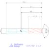 Holex Holex Pro INOX VHM nagy teljesítményű fúró hengeres szárral DIN 6535 HE 14,2 mm