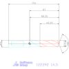 Holex Holex Pro INOX VHM nagy teljesítményű fúró hengeres szárral DIN 6535 HE 14,5 mm