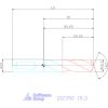 Holex Holex Pro INOX VHM nagy teljesítményű fúró hengeres szárral DIN 6535 HE 19,3 mm