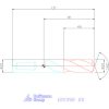 Holex Holex Pro INOX VHM nagy teljesítményű fúró hengeres szárral DIN 6535 HE 20 mm
