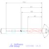 Garant VHM-HPC fúró Weldon DIN 6535 HB 14,5 mm