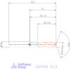 Holex Holex Pro INOX VHM nagy teljesítményű fúró hengeres szárral DIN 6535 HA 10,3 mm
