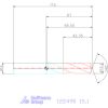Holex Holex Pro INOX VHM nagy teljesítményű fúró hengeres szárral DIN 6535 HA 15,1 mm
