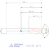 Holex Holex Pro INOX VHM nagy teljesítményű fúró hengeres szárral DIN 6535 HA 15,5 mm