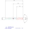 HOLEX Pro INOX VHM nagy teljesítményű fúró hengeres szárral DIN 6535 HB 10 mm