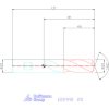 HOLEX Pro INOX VHM nagy teljesítményű fúró hengeres szárral DIN 6535 HB 20 mm