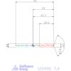 Holex Holex Pro INOX VHM nagy teljesítményű fúró hengeres szárral DIN 6535 HE 7,4 mm