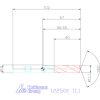 Holex Holex Pro Steel VHM fúró, Weldon DIN 6535 HB 11,1